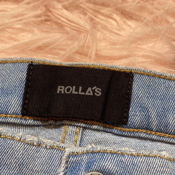 NWT Rolla’s Men’s Stinger Skinny Fit Shorts in Bondi Destroy Blue sz 32 - Picture 3 of 13